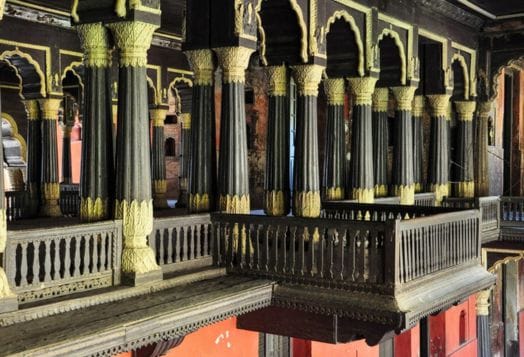 Tipu Sultan's Summer Palace in Bangalore