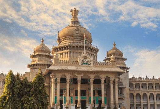 Vidhana Soudha in Bengaluru, India