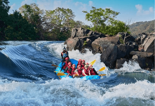 Whitewater rafting adventure in Dandeli