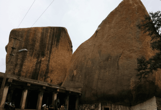 Ankali Mutt, an ancient rock-cut hermitage near Chitradurga