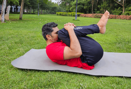 Wind-Relieving Pose (Pawanmuktasana)