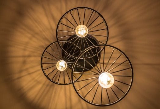 Aromas Del Campo Wheel ceiling lamp
