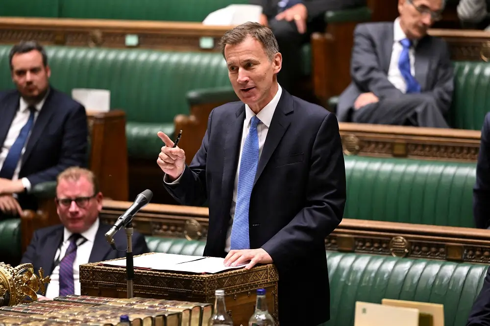 UK&#8217;s Hunt readies growth plan after fall in inflation