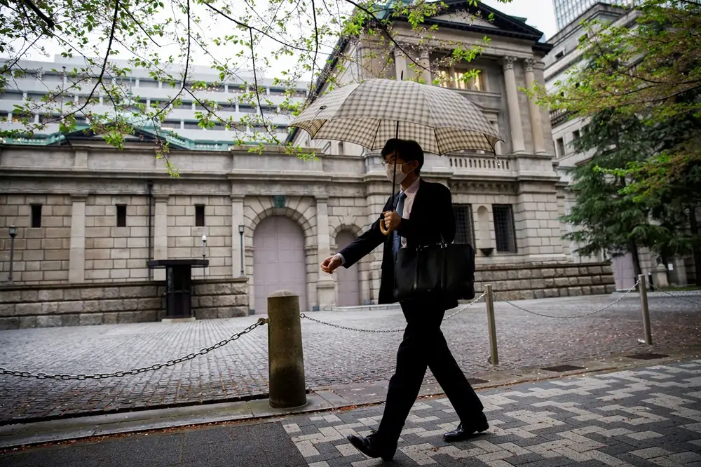 World stocks gain, US yields fall at start of jam-packed week