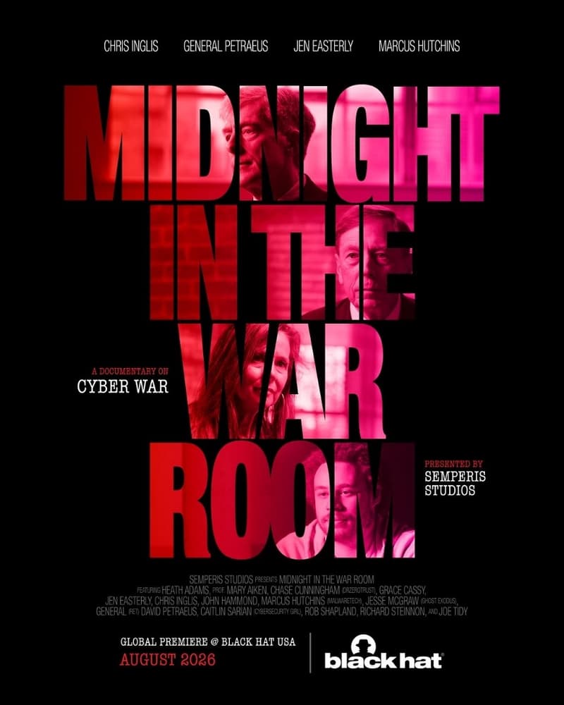 World Premiere of Midnight in the War Room to be Hosted at Black Hat Vegas