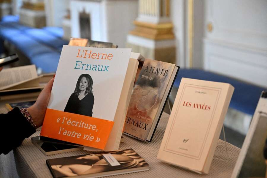 France&#8217;s Ernaux, who long scrutinised self, wins Nobel literature prize