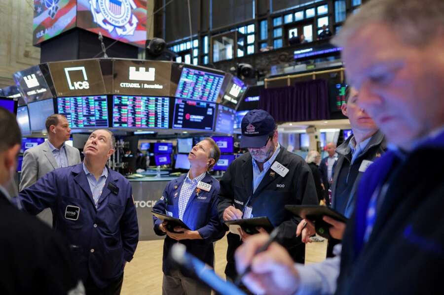Wall Street stocks power higher as Treasury yields and dollar ease
