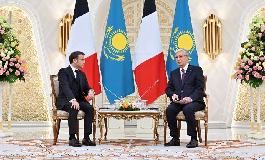 Kazakhstan welcomes France&#8217;s Macron under Moscow&#8217;s disapproving gaze