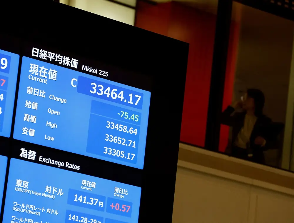 Wall St dips, dollar, US yields rise on rate outlook jitters