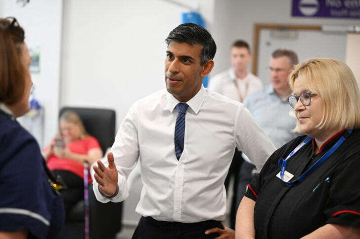 British PM Sunak says he has failed on key healthcare pledge