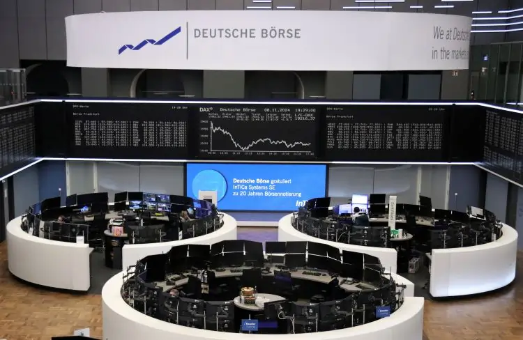 Europe&#8217;s STOXX 600 jumps on defence stocks prospects, data in focus
