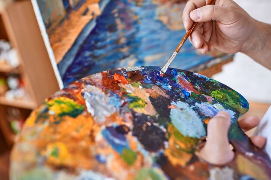 Up and coming artist transforms home into stunning studio and gallery