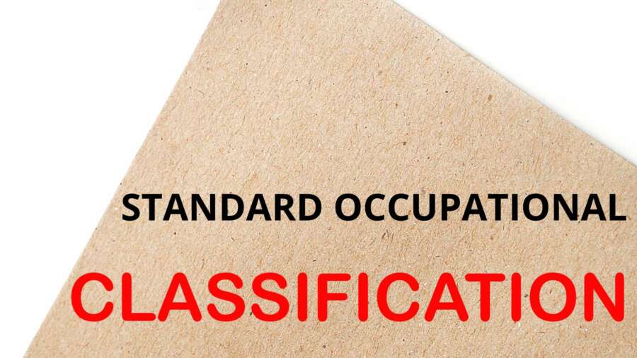 Information About the Standard Occupational Classification System