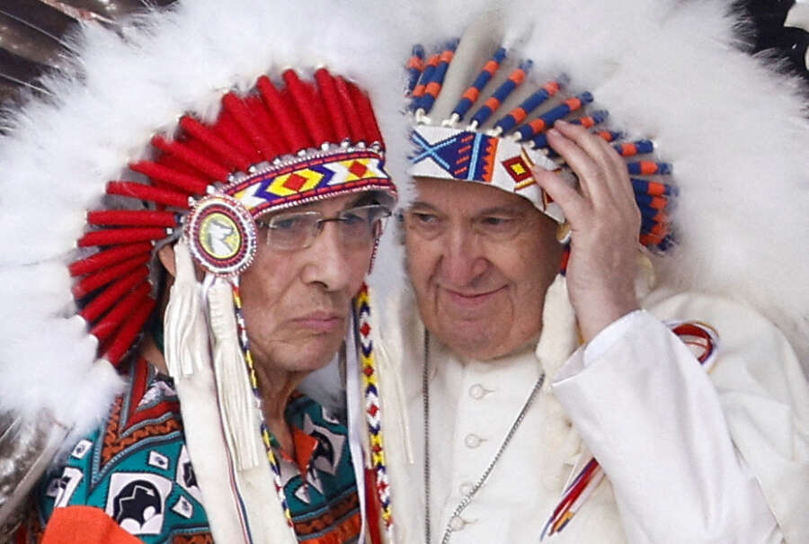 Pope apologizes for &#8216;deplorable evil&#8217; of Canadian indigenous schools
