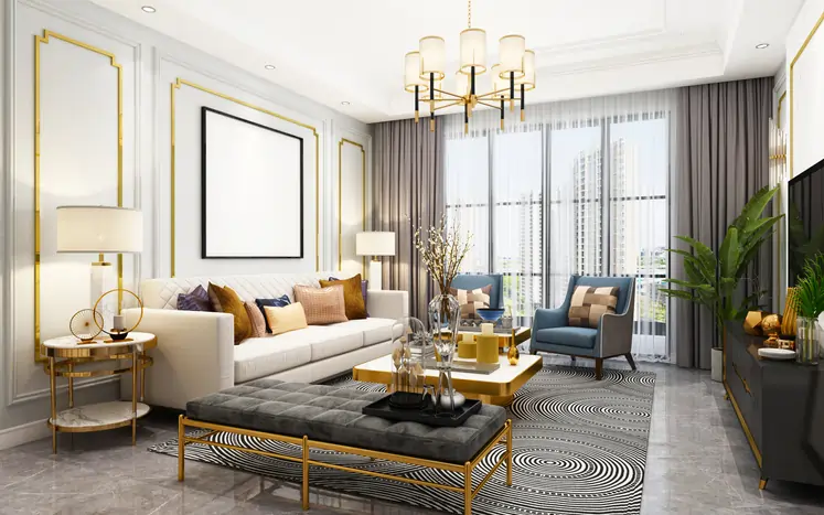Luxury elegant living room ideas
