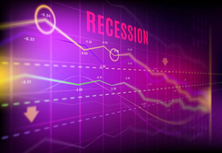 Savings deposits increased as UK entered recession