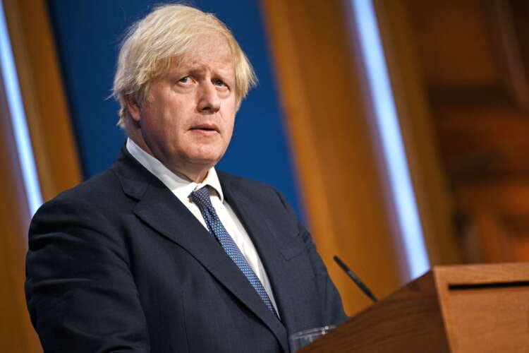 Johnson urges caution on drawing conclusions from falling COVID cases
