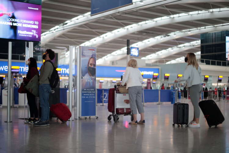 Britain says exact date on U.S. travel reopening still not known