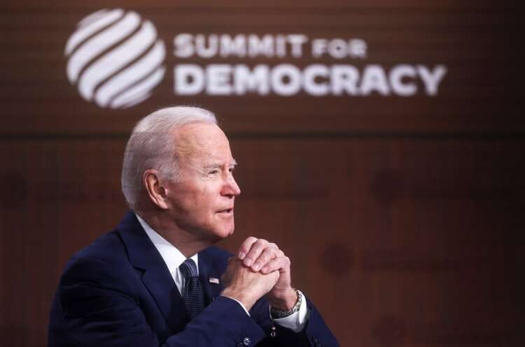 Renewing democracy is &#8216;defining challenge of our time,&#8217; Biden tells summit