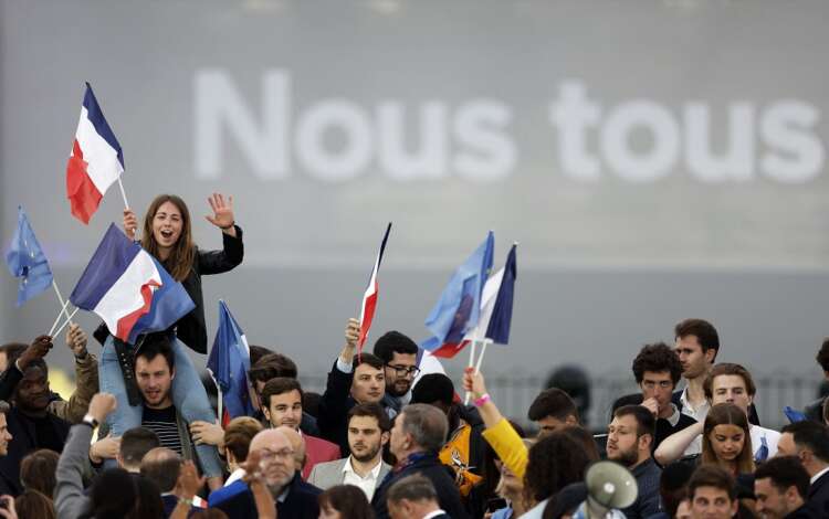In troubled France, no honeymoon for re-elected Macron