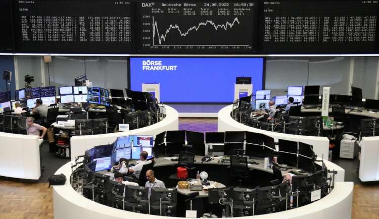 European stocks slip on dour German sentiment survey ahead of Powell speech