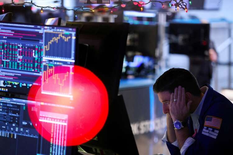 Dollar jumps, U.S. stocks buck global rally
