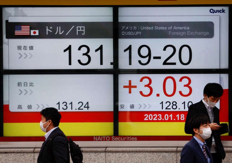 Shares steady, dollar gains ahead of U.S. inflation data