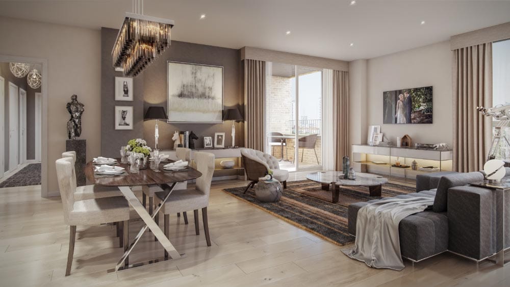 Annesley Apartments at St Paul's Square interior