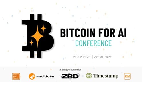 Bitcoin for AI 2025 to Gather Industry Leaders for Virtual Conference