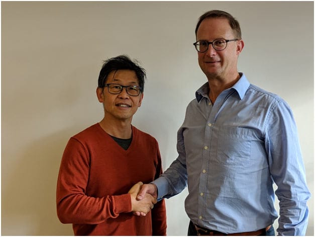 L-r Technical Advisor Chee Wong & Charles Huthwaite Technical Director of BlackCurve