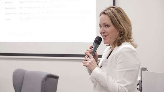 Ildiko Kovacs, Head of Location Communications of Tire Division at Continental, was one of the keynote speakers at the GISMA Business School event.
