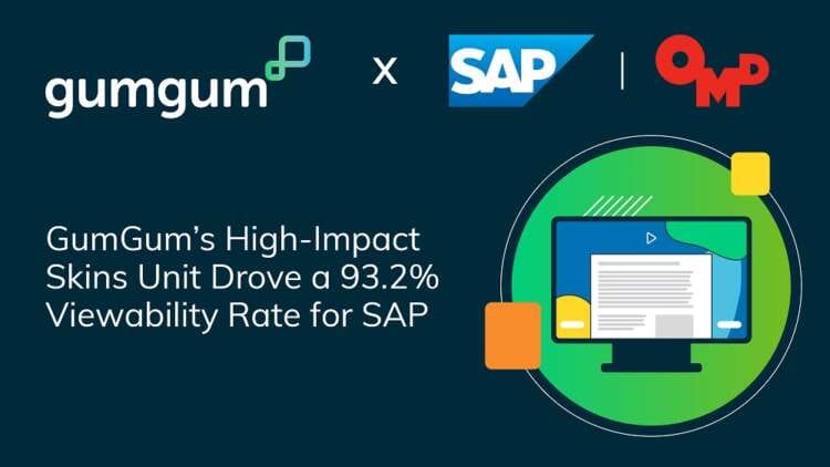 SAP boosts brand awareness using GumGum’s high impact ad formats and VerityTM, GumGum’s advanced contextual targeting solution