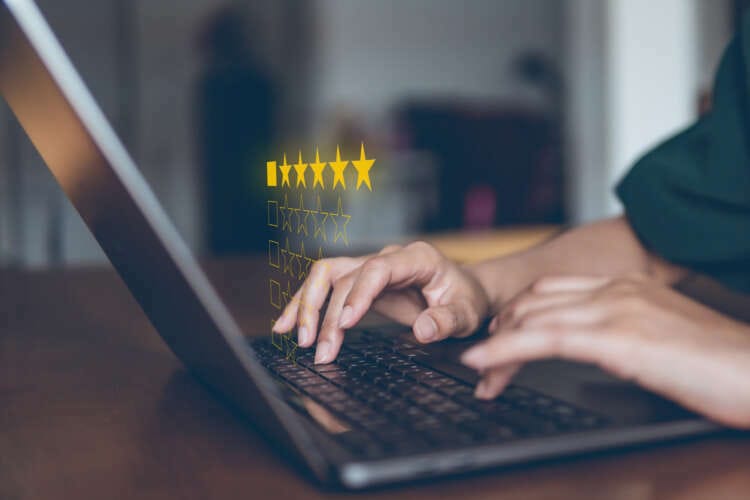 More than twice as many consumers trust customer reviews over companies themselves according to research from Smart Money People