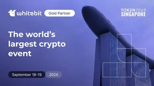 WhiteBIT Partners with TOKEN2049 Singapore, Showcasing Innovations in Blockchain and Crypto Services