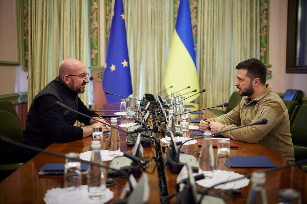 EU&#8217;s Michel tells Ukrainians during Kyiv visit: &#8216;History will not forget&#8217;