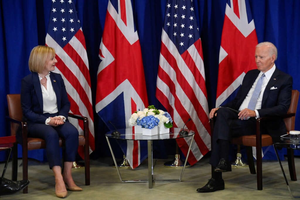 Biden, UK&#8217;s Truss commit to protect Northern Ireland deal