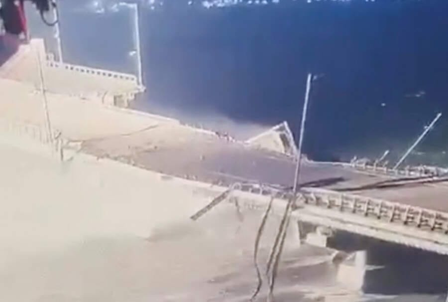 Crimea bridge blast: why is bridge important and what happened to it