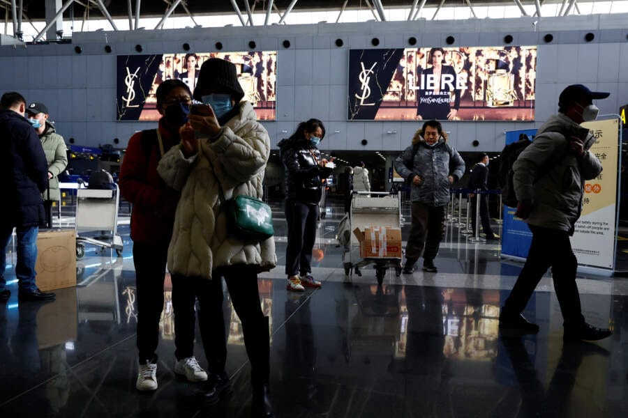 UK not planning COVID testing for travellers from China