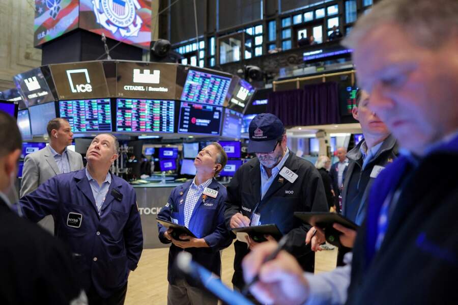 Wall Street stocks power higher as Treasury yields and dollar ease