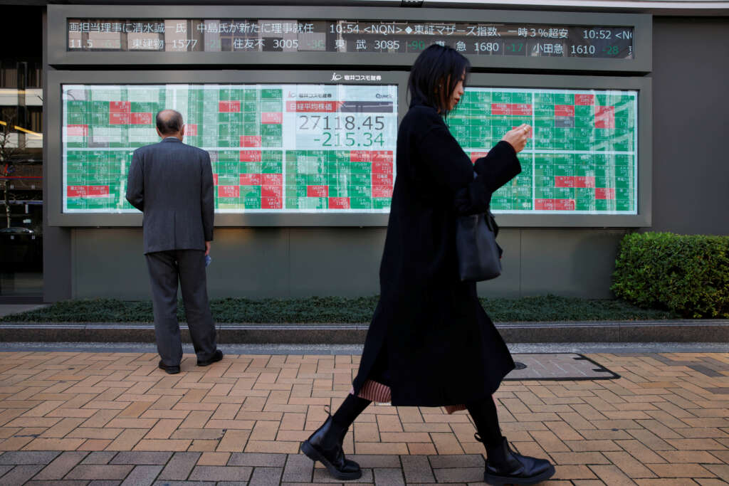 Asian markets down, dollar up after weak China trade data