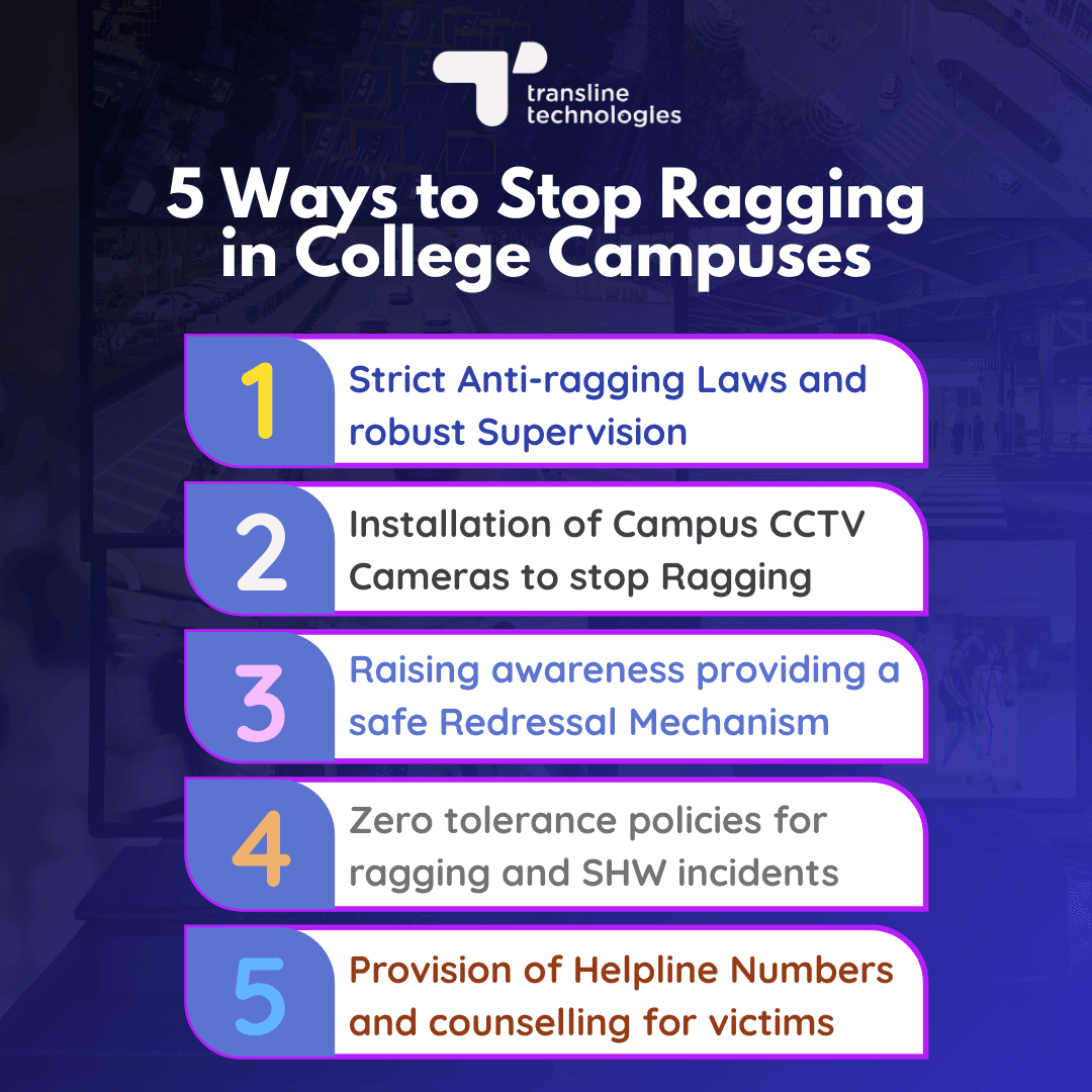 5 ways to stop ragging in college university campuses india_transline technologies