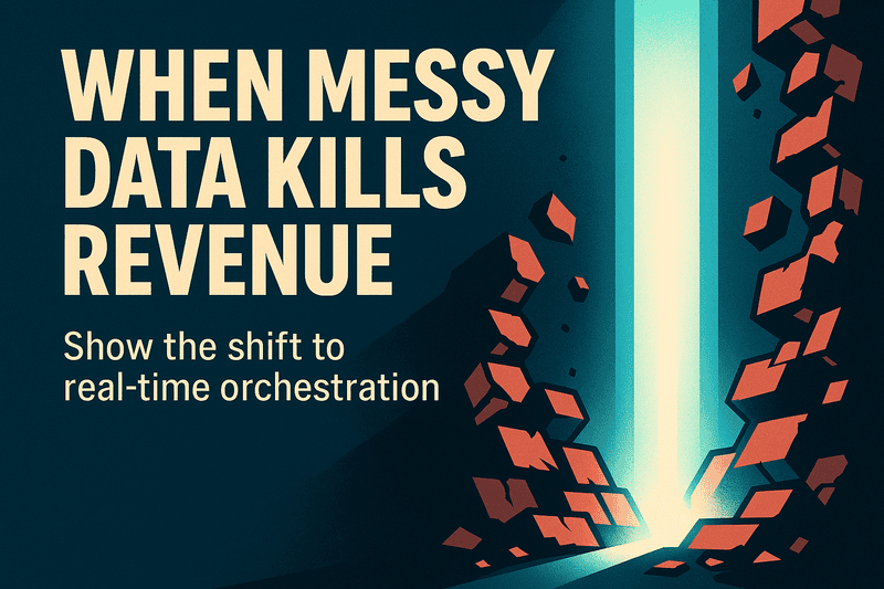 Messy Data? Solve Data Integration Challenges for Real-Time Marketing