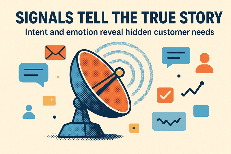 Decoding Customer Signals: Intent and Sentiment Extraction in Conversational AI