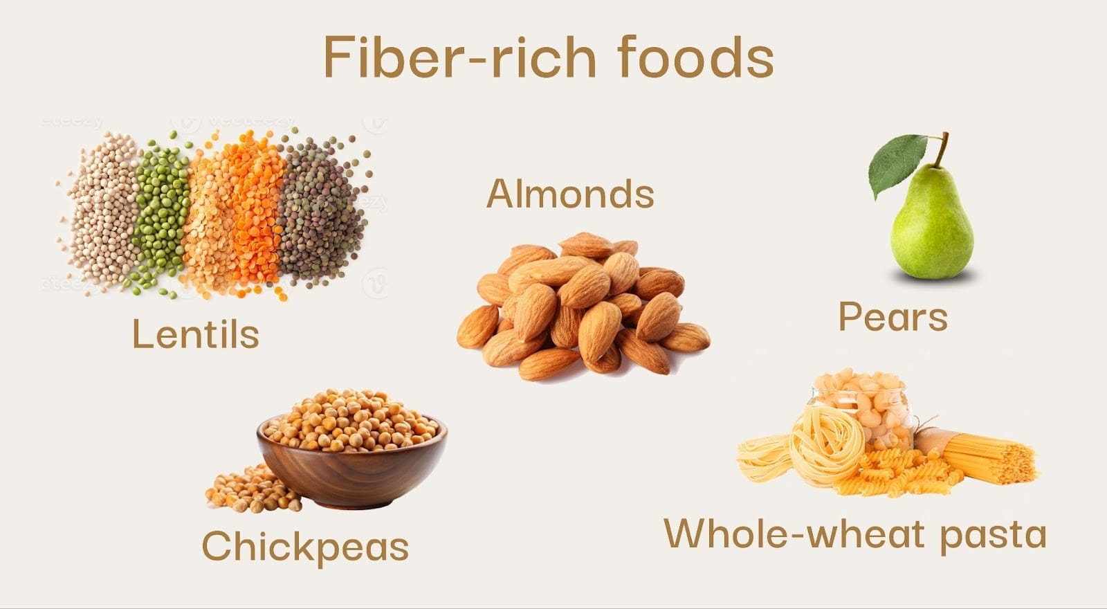 Some fiber-rich foods that can promote a healthy gut environment