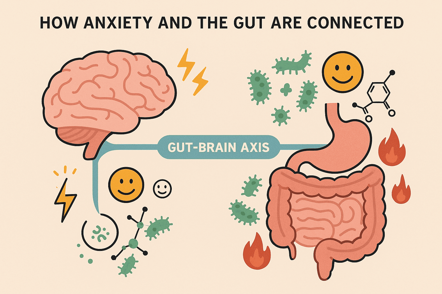 Anxiety isn’t all in your head, it’s also in your gut !\n