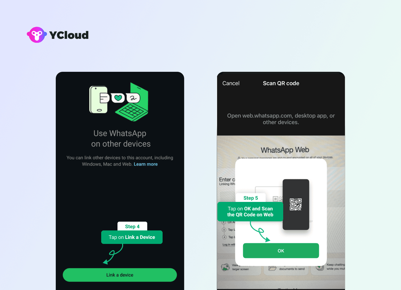 WhatsApp Web Login with QR Code from an Android Smartphone