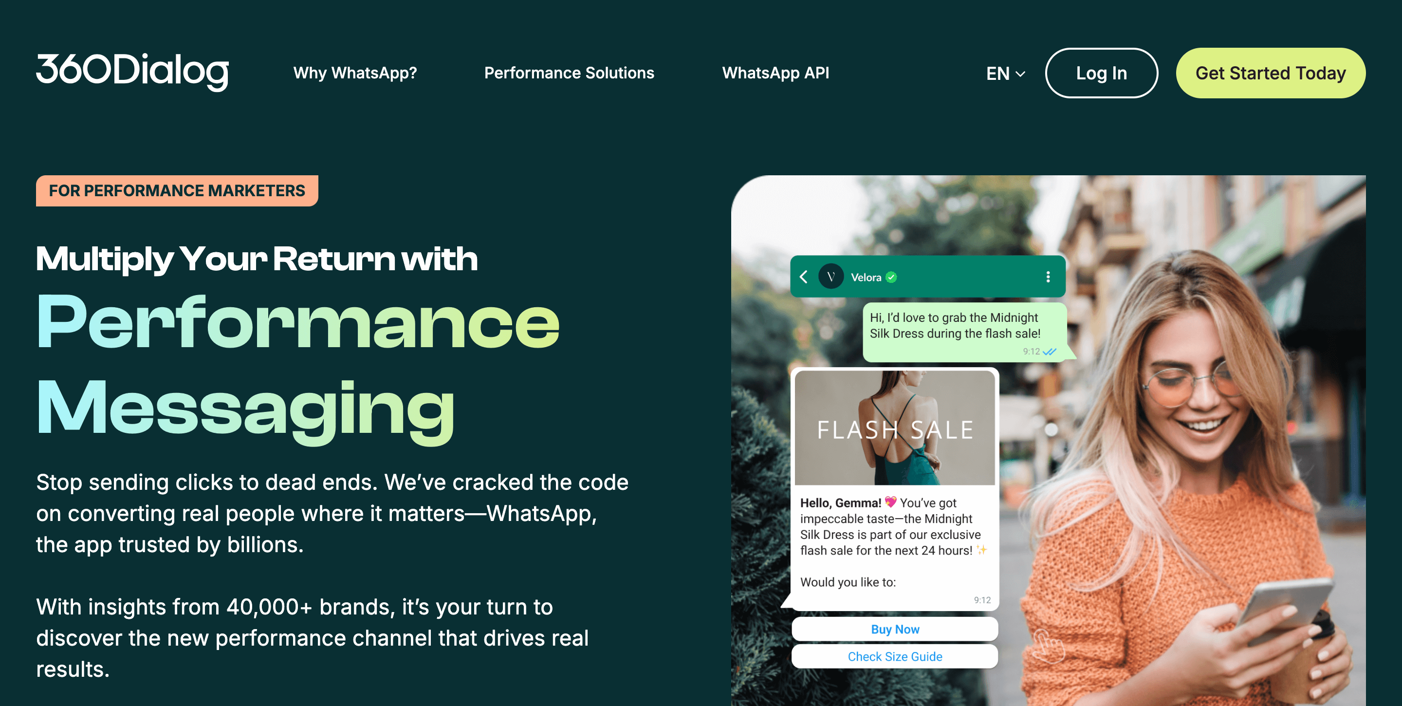 WhatsApp marketing tool - 360 Dialog