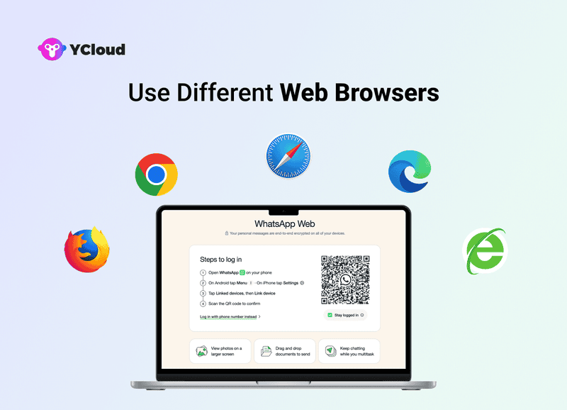 Use WhatsApp Web on Different Web Browsers