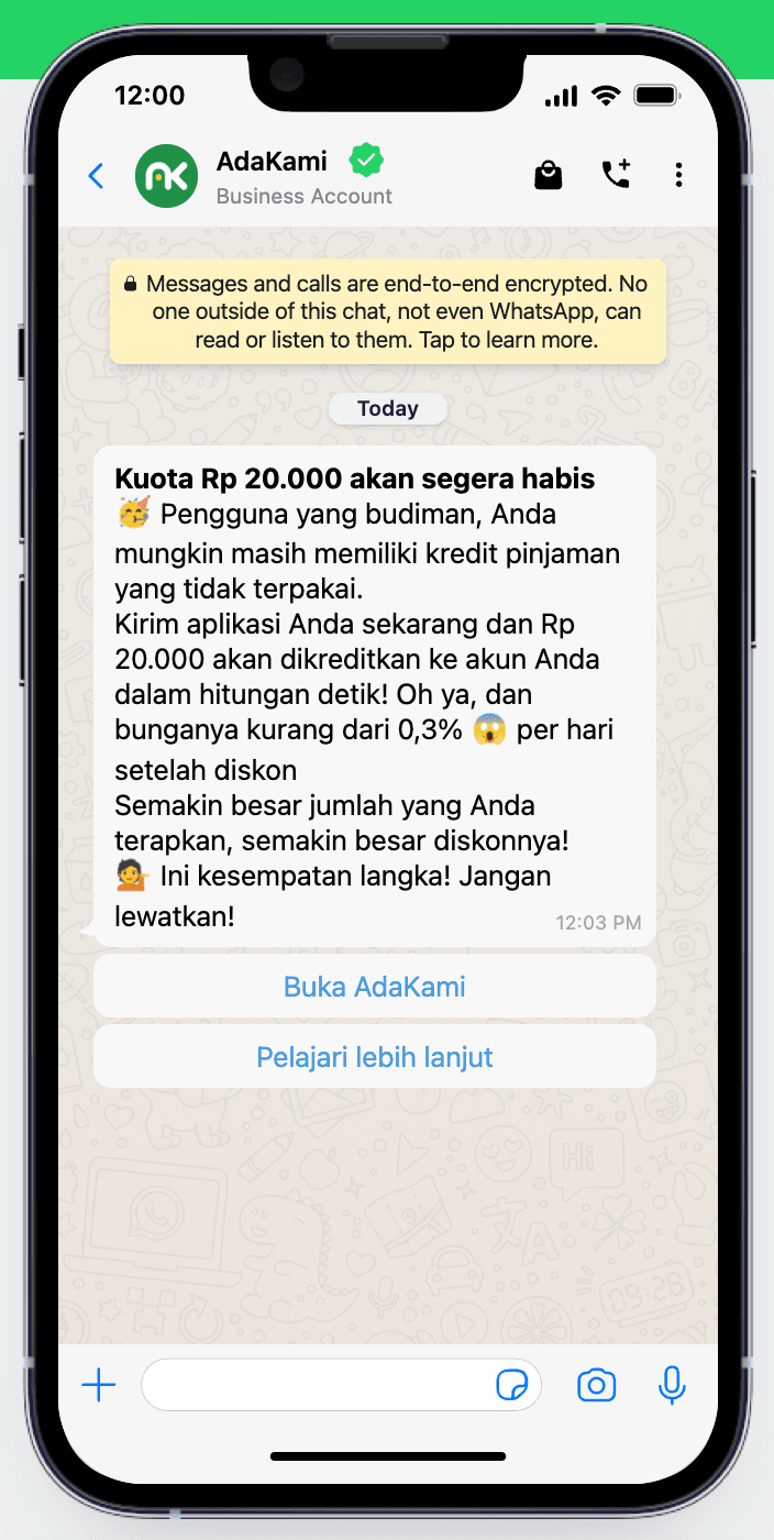 How AdaKami Achieved a 30% Cost Reduction & 15% Faster Debt Recollection with WhatsApp