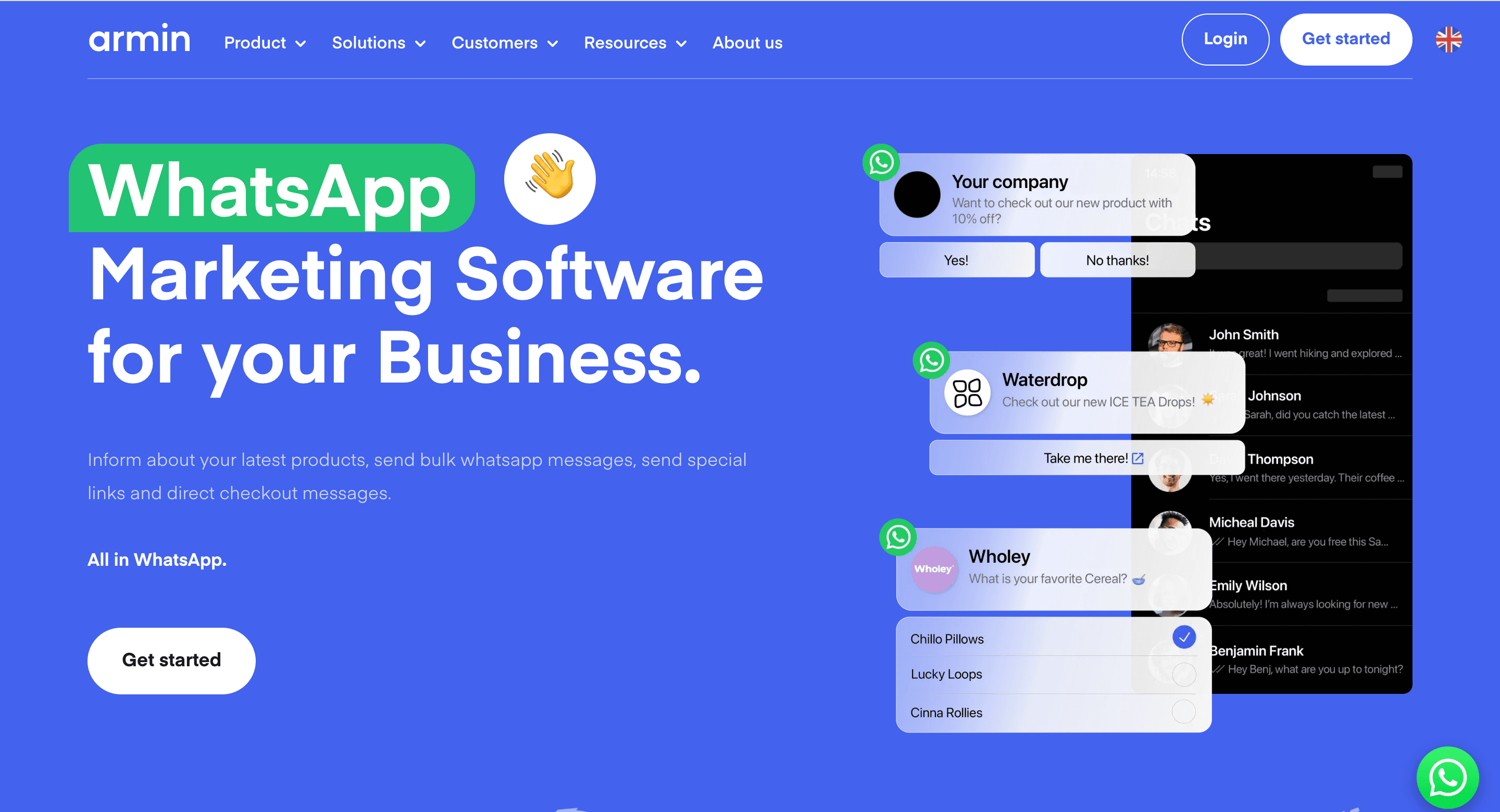 Best WhatsApp marketing tool - Chatarmin